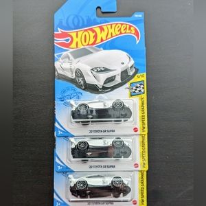 Hot Wheels '20 Toyota GR Supra Lot of 3